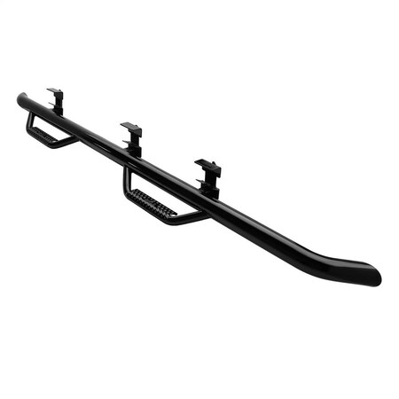 N-Fab 04-08 F150 SUPER CREW 5.5FT BED NERF STEP (W2W)-BLACK POWDER COATED F0486SC
